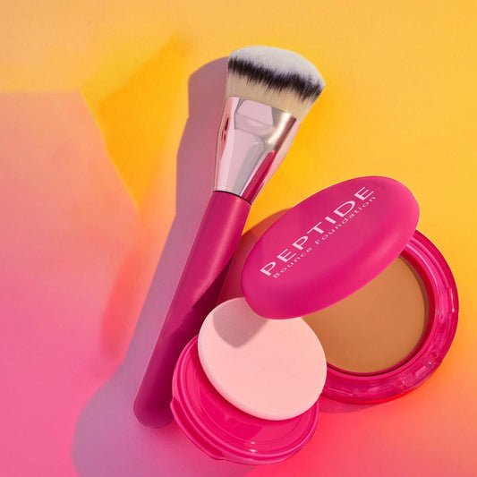 Final 3 Hours: 60%OFF-Peptide Bounce Foundation with Brush