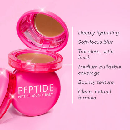 Final 3 Hours: 60%OFF-Peptide Bounce Foundation with Brush