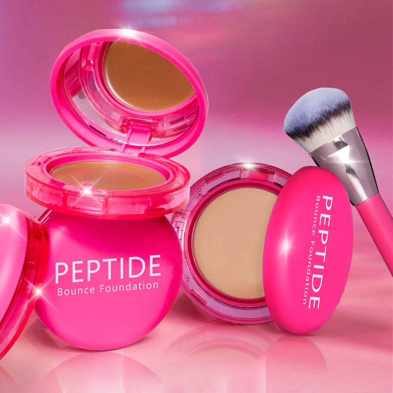 Final 3 Hours: 60%OFF-Peptide Bounce Foundation with Brush